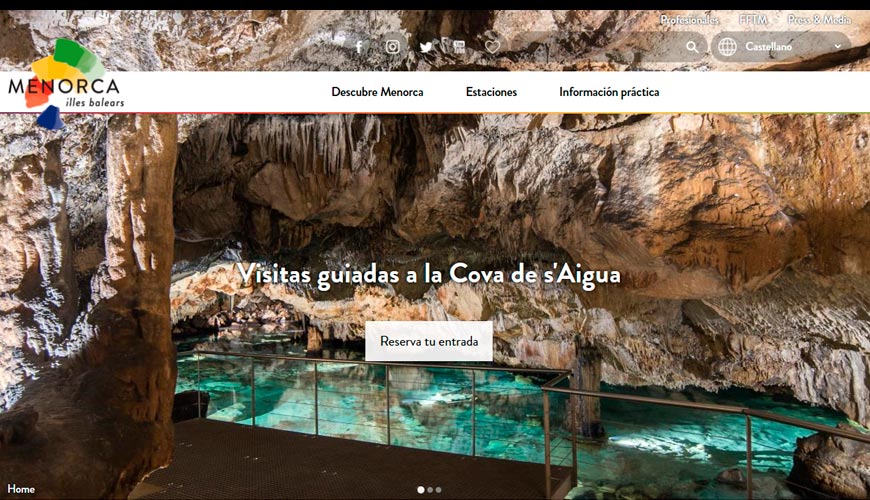 web turismo menorca